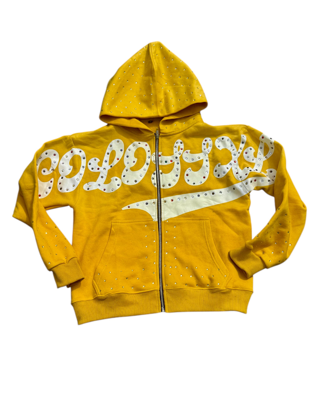 YELLOW PUZZLE ZIP UP